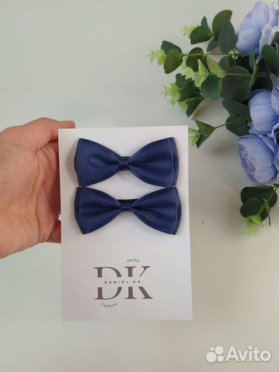 Банты для волос голубые/синие.Разные модели