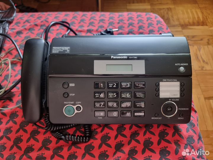 Факс Panasonic KX-FT982 Чёрный