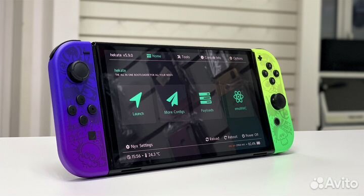 Nintendo Switch Oled + Чип + 128GB