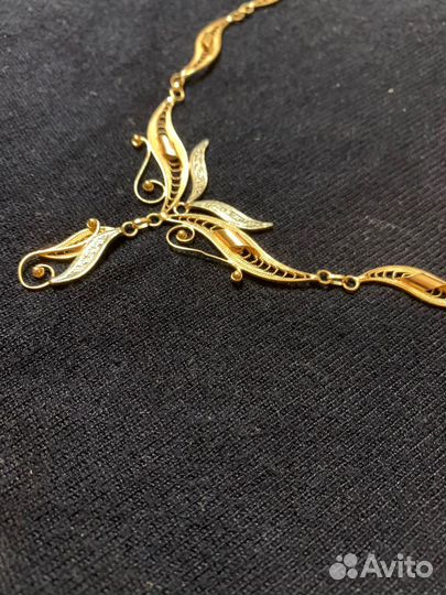 Золотое колье 585