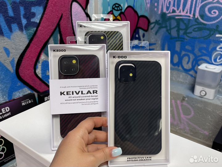 Чехол Kevlar на iPhone 14 Pro Max
