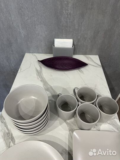 IKEA Dinera набор посуды