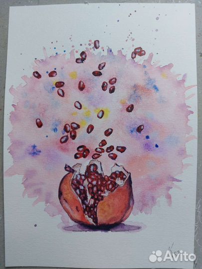 Акварельный скетч