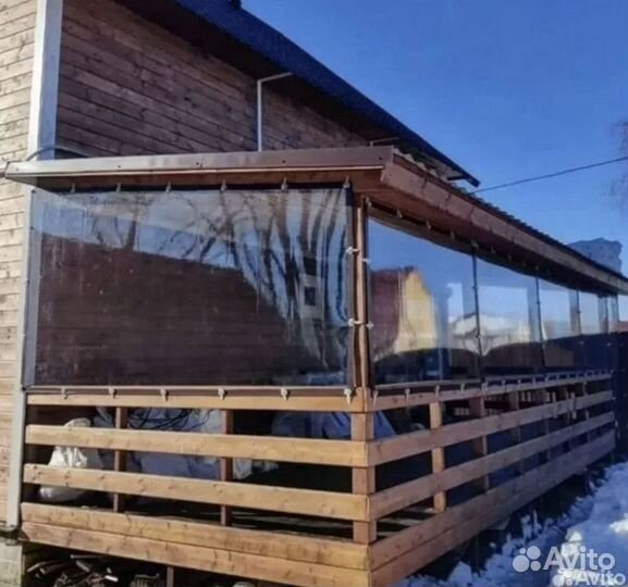 Мягкие окна шторы для беседок