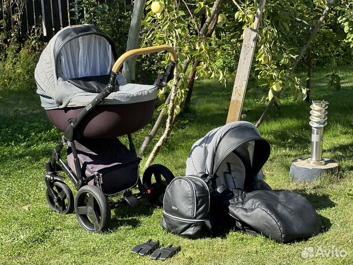 Коляска retrus 2в1 с креплениями для автолюльки