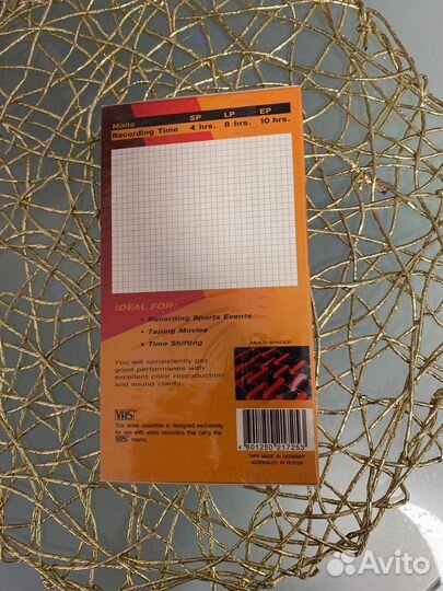 Видеокассета vhs E-240 kolt новая