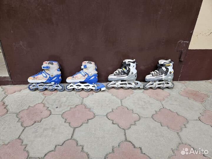 Роликовые коньки детские раздвижные
