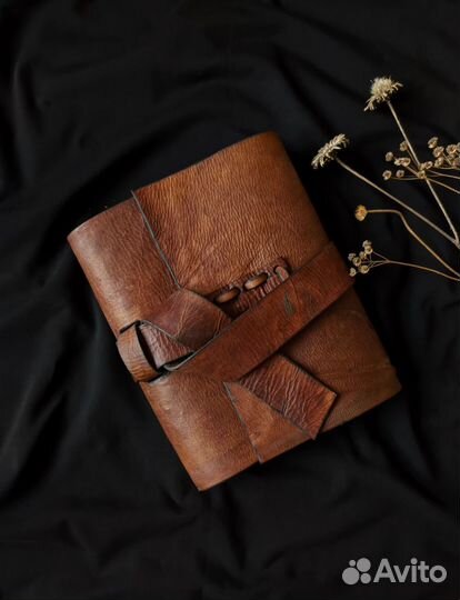 Блокнот А5 состаренная кожа