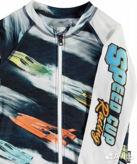 Комбинезон для плавания Molo Neka LS Super Boats