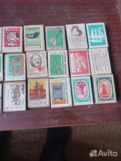 Спички СССР в деревянном коробке