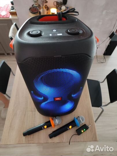 Аренда колонки JBL Partybox 110 с микрофонами
