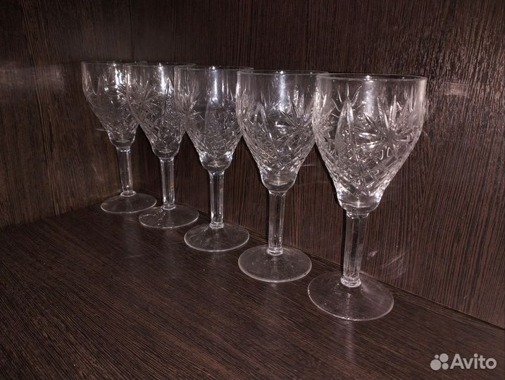 Фужеры хрустальные СССР