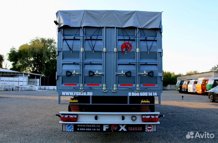 Полуприцеп зерновоз FOX Trailer Зерновоз-бортовой 3+1, 2023