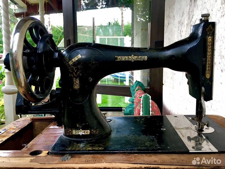 Старинная швейная машинка «gritzner durlach” 19 в