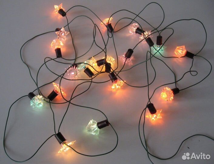 Ёлочная гирлянда СССР