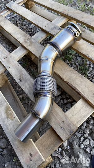 Даунпайп(downpipe) BMW M50d (x5, x6, 550)