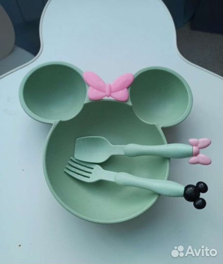 Новая тарелка Микки