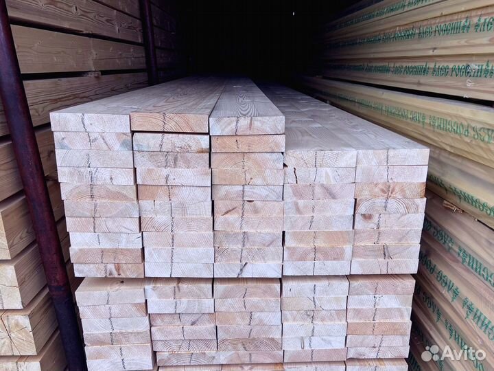 Брус обрезной 100х100х6000мм с доставкой