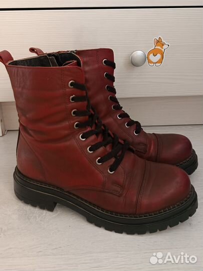 Ботинки женские кожаные