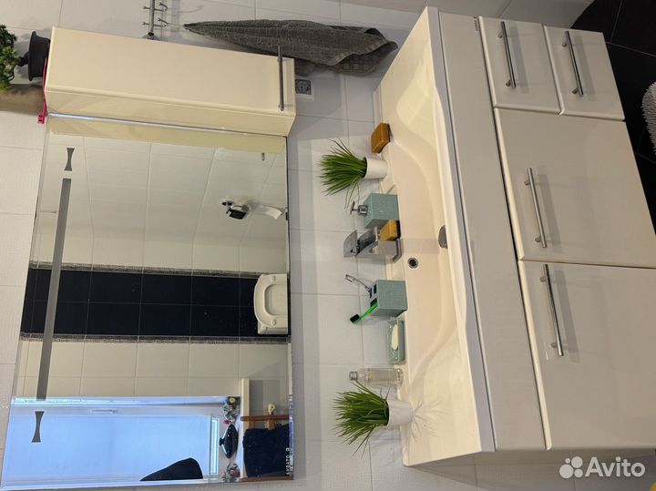 Раковина тумба зеркало для ванной