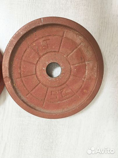 Гантели разборные и гиря