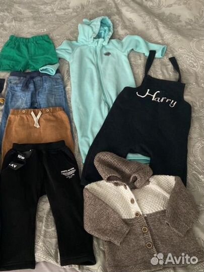 Детские вещи пакетом на мальчика 80 86