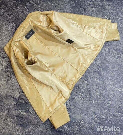 Куртка пиджак женская из натуральной кожи cetini