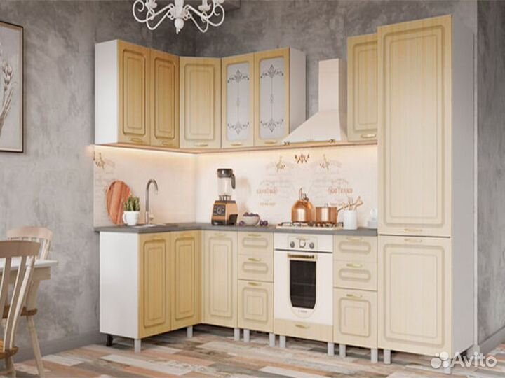 Прованс тумба 4Р3, корп белый фасад 4Р3, столешниц