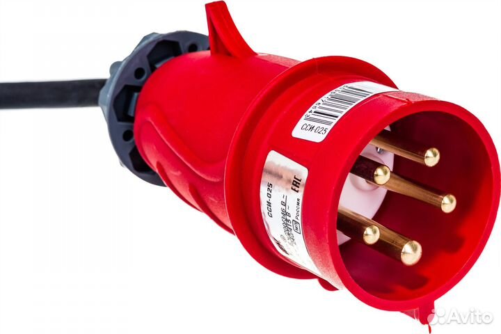 Промышл. силовой удлинитель кг 5х2,5 10м атлант