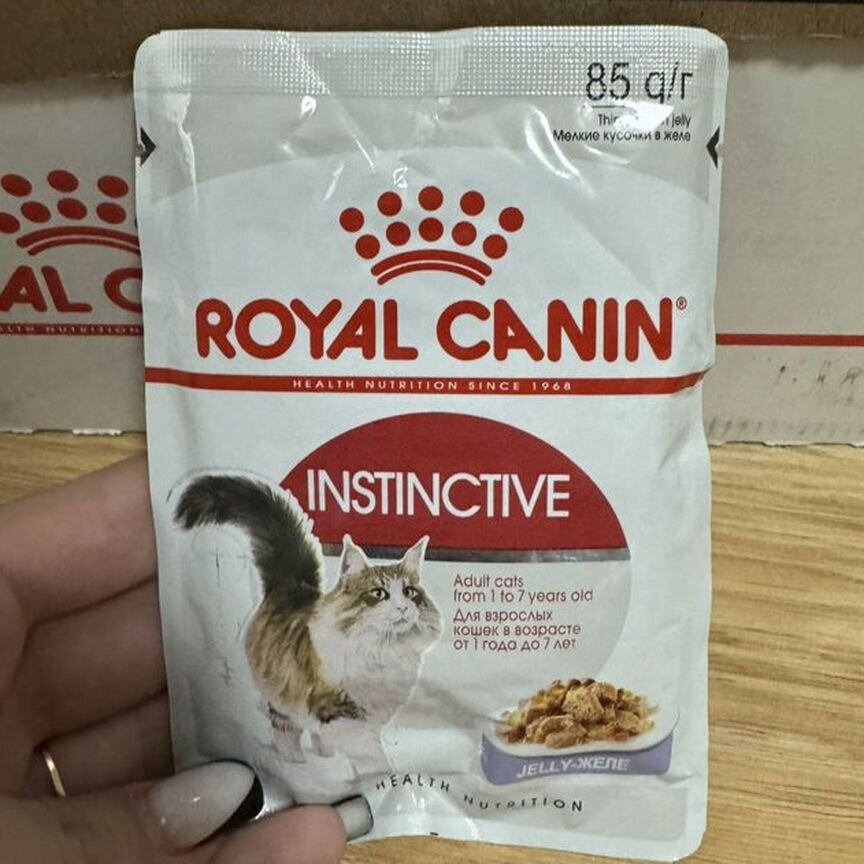 Корм для кошек влажный royal canin instinctive