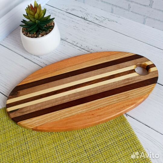 Разделочная доска из нескольких пород дерева