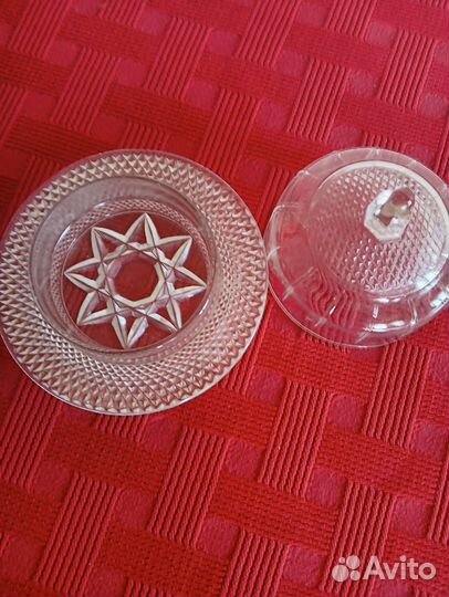 Масленка стекло СССР