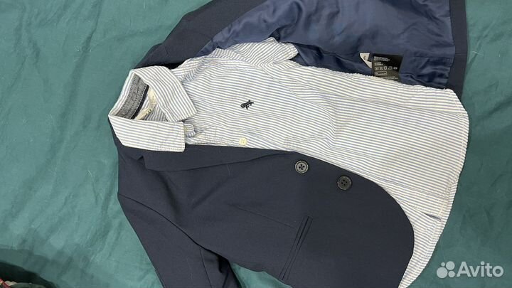 Пиджак плюс рубашка 98