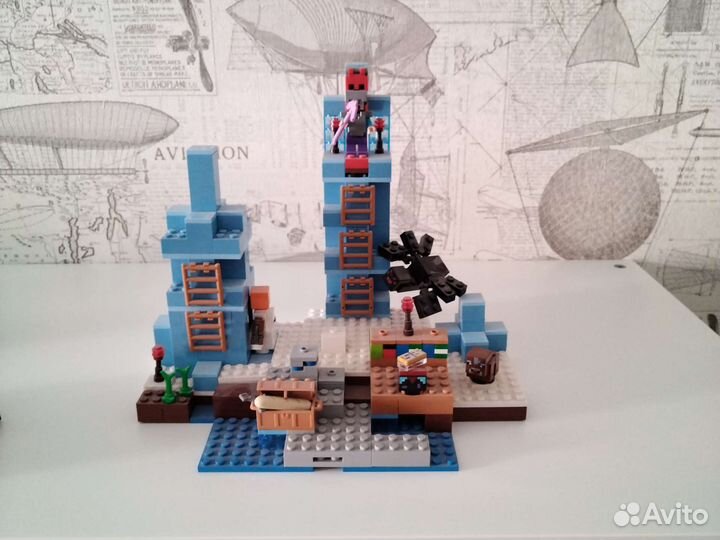 Lego Minecraft 21131 ледяные шипы