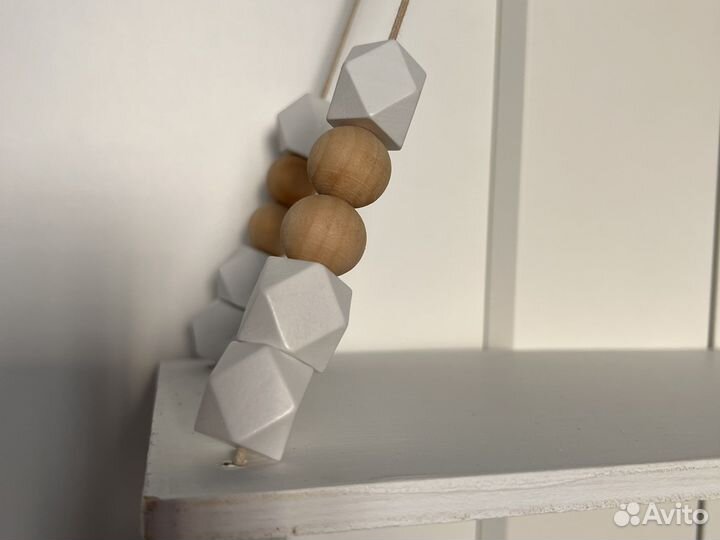 Набор полок в детскую комнату деревянные