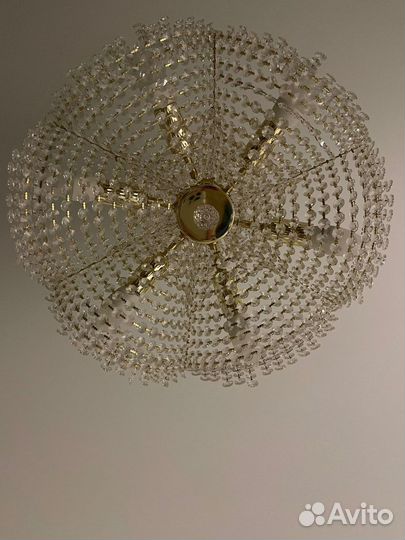 Люстра хрустальная чехия