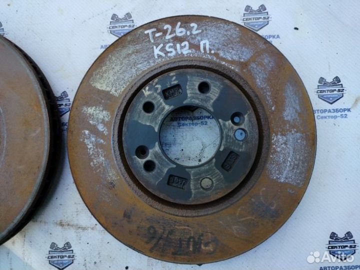 Диск тормозной передний Kia Sportage 2