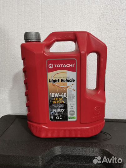 Totachi niro LV 10W40 (4L) масло моторное полусинт