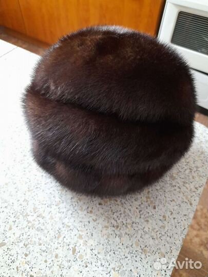 Шапка норковая женская, размер 57-58, можно регули