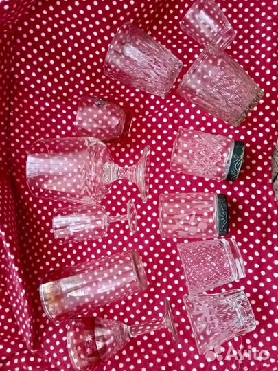 Рюмки антиквариат набор в упаковке