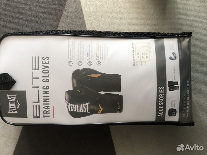 Перчатки боксерские Everlast Elite Pro style