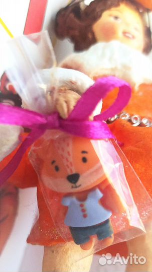 Ватные елочные игрушки