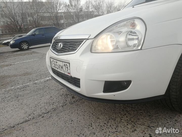 Губа на бампер Самурай матовая универсальная