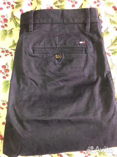 Синие брюки чиносы Tommy Hilfiger 31/32 оригинал