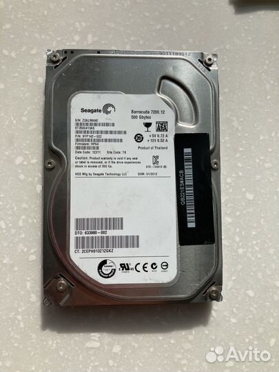 Жесткий диск 500Gb Seagate