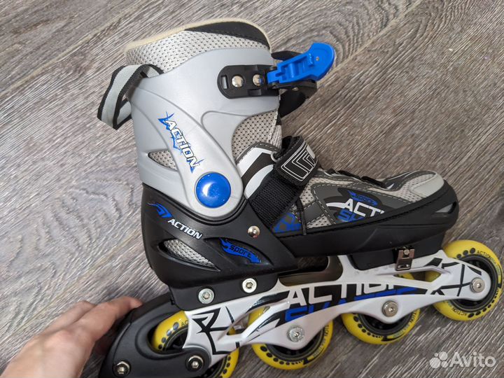 Роликовые коньки детские раздвижные 36-39 новые