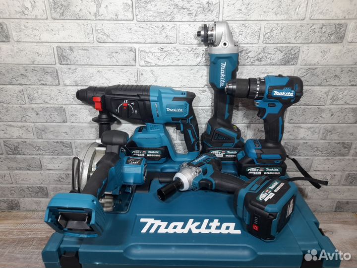 Набор аккумуляторный makita 5в1