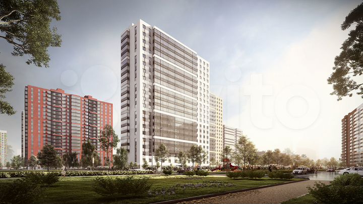 1-к. квартира, 33,1 м², 9/22 эт.