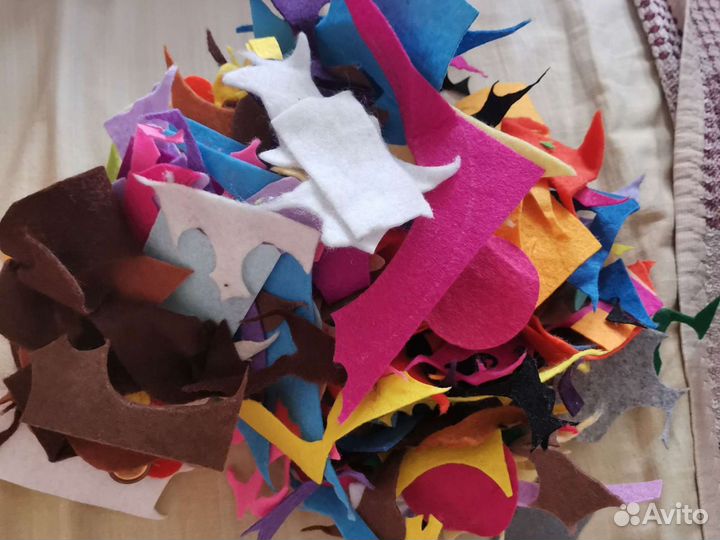 Обрезки фетра