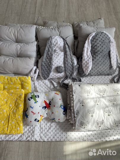 Бортики в кроватку одеяло конверт на выписку